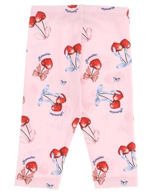 Cherry printed baby leggings MONNALISA