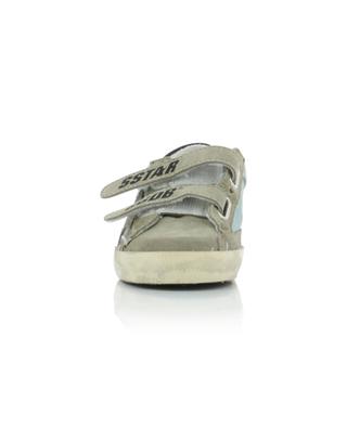 Old School palm tree printed canvas boy's sneakers GOLDEN GOOSE
