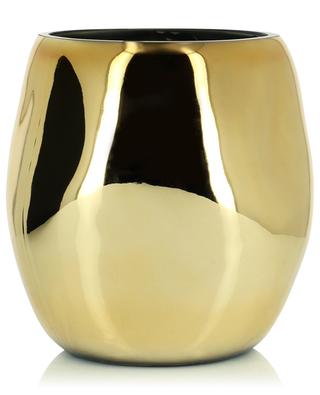 Bougie parfumée coulée dans un verre doré Cape Gold L Zanzibar ONNO COLLECTION