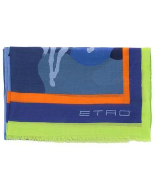 Pegaso Camouflying printed scarf ETRO
