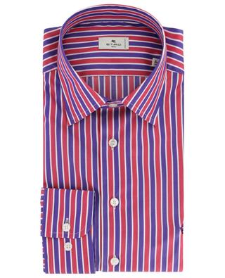 Pegaso tricolour striped cotton shirt ETRO