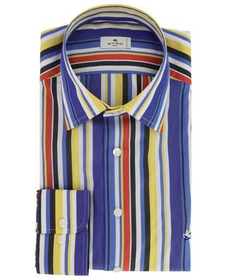 Regular multicolour striped cotton shirt ETRO