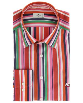 Chemise à rayures colorées en coton Regular ETRO