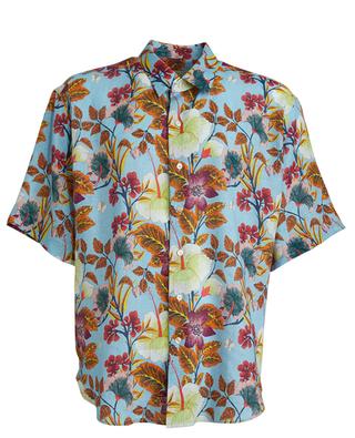 Tropical printed short-sleeved linen shirt ETRO