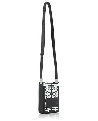 Olympia Mini slogan printed calfskin leather cross body messenger bag BURBERRY