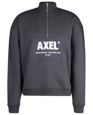 Adios cotton half-zip stand-up collar sweatshirt AXEL ARIGATO