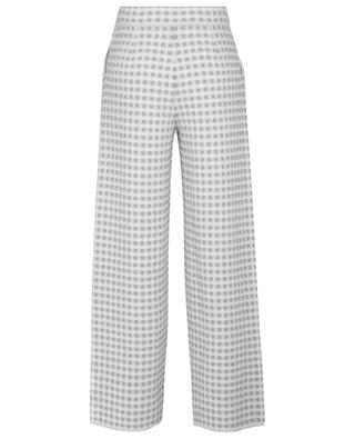 Cashmere and cotton gingham check trousers BARRIE