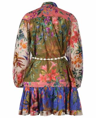 Mini robe patchwork fleuri Tropicana ZIMMERMANN