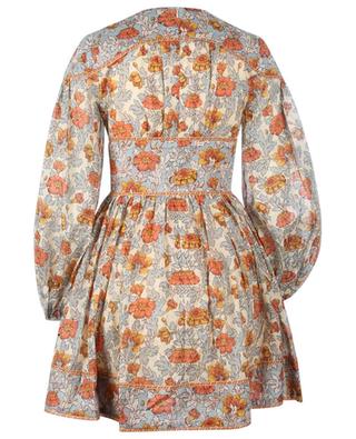 Andie Buttoned floral cotton voile mini dress ZIMMERMANN