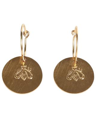 Abeille gold-plated silver earrings PAR COEUR