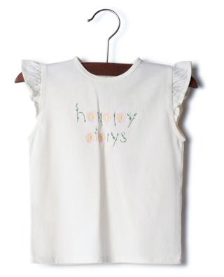 T-shirt bébé en coton bio Happy Days BONTON