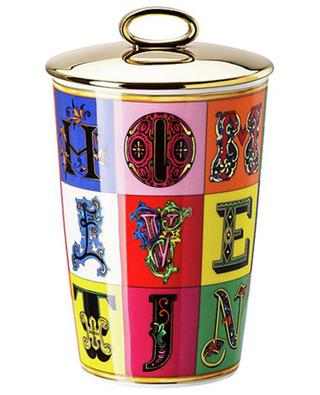 Holiday Alphabet scented candle VERSACE