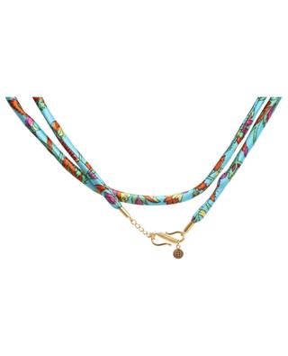 Motee Étoile satin necklace with golden bead CAROLINE DE BENOIST