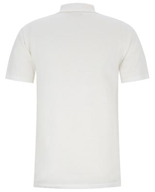 Textured cotton short-sleeved polo shirt DANIELE FIESOLI