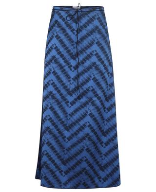 Safari tie-dye printed long skirt OSEREE