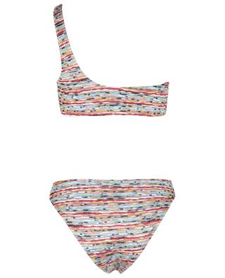 Striped knit one-shoulder bikini MISSONI MARE