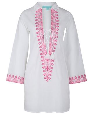 Dora embroidered long-sleeved tunic MELISSA ODABASH