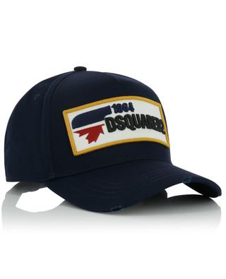 D2 patch adorned cotton baseball cap DSQUARED2