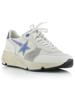 Running Sole low-top leather and canvas sneakers GOLDEN GOOSE