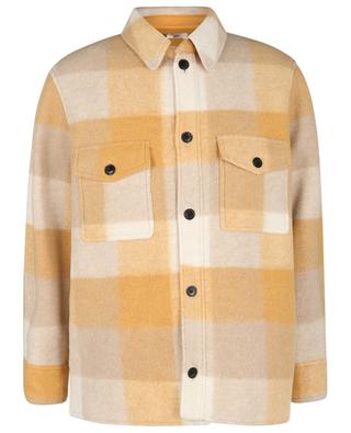 Kervon checked wool blend shirt jacket ISABEL MARANT