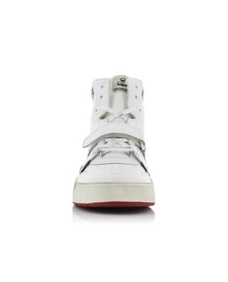 Trash high-top lace-up sneakers in leather ISABEL MARANT