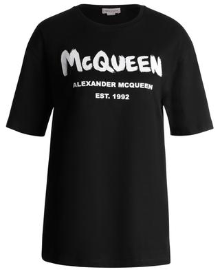 Kurzarm-T-Shirt mit Print McQueen Graffiti ALEXANDER MC QUEEN
