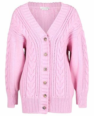 Wool cardigan with twists and buttons ALEXANDER MC QUEEN