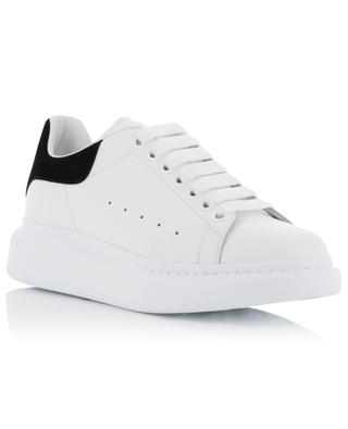 Oversized leather and suede sneakers ALEXANDER MC QUEEN