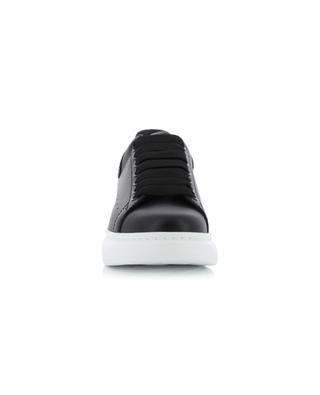 Oversized smooth leather lace-up low-top sneakers ALEXANDER MC QUEEN