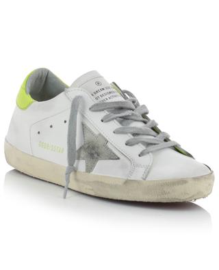 Leather lace-up flat trainers GOLDEN GOOSE
