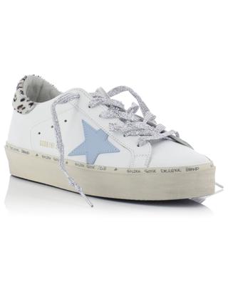 Superstar distressed leather lace-up low-top sneakers GOLDEN GOOSE