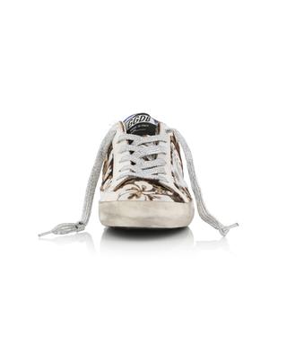 Niedrige Sneakers mit Leoparden- un d Blütenprint Super-Star GOLDEN GOOSE