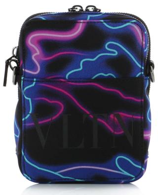 Neon Camou VLTN small nylon cross body bag VALENTINO