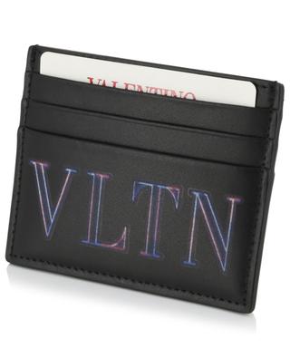 Porte-cartes en cuir lisse Neon VLTN VALENTINO