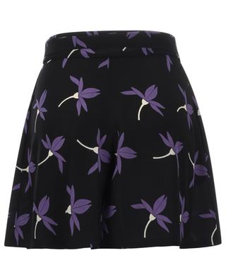 Fairy Flowers floral print silk crepe shorts VALENTINO