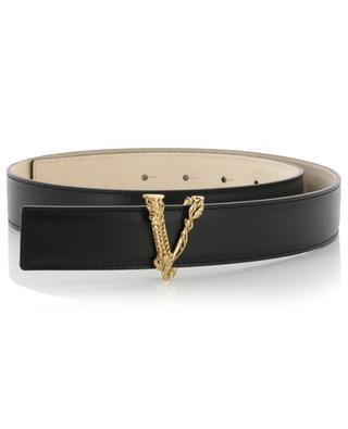 Virtus leather belt VERSACE