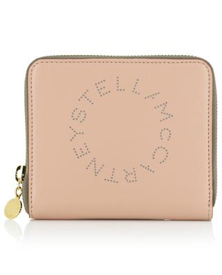 Portefeuille zippé en cuir synthétique bicolore Stella Logo STELLA MCCARTNEY