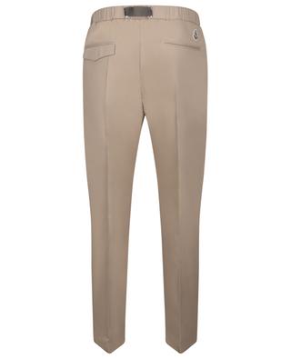 Slim fit twill trousers with built-in belt MONCLER