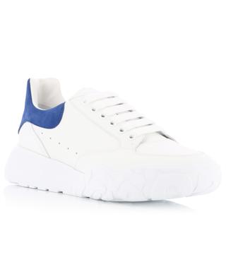 Court leather and suede low-top sneakers ALEXANDER MC QUEEN