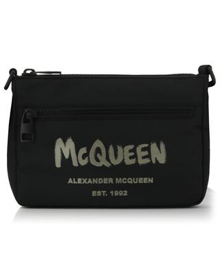 Umhängetasche aus Nylon McQueen Graffiti Phone Bag ALEXANDER MC QUEEN