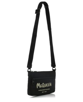Umhängetasche aus Nylon McQueen Graffiti Phone Bag ALEXANDER MC QUEEN