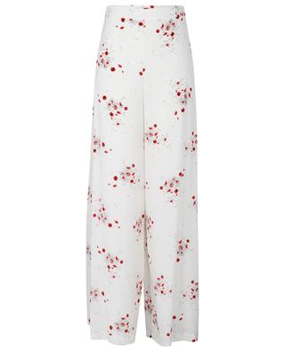 Sydney floral silk wide-leg trousers SLY 010
