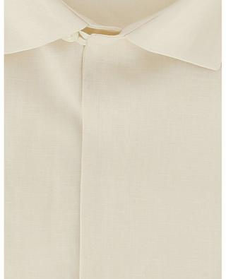 Bowling linen short-sleeved shirt PT TORINO COLLECTION
