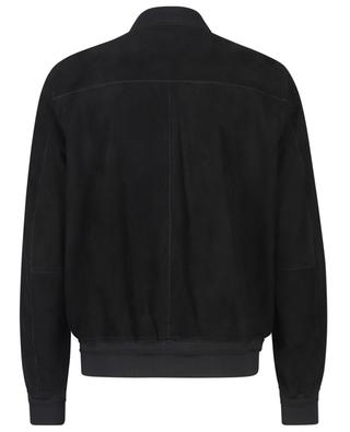 Suede bomber jacket with shirt collar PT TORINO COLLECTION