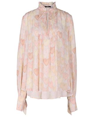 Kayla silk long-sleeved blouse SLY 010