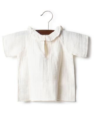 Baby blouse in organic cotton gauze PETIT BATEAU