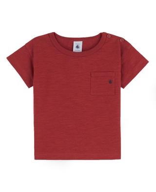Baby short-sleeve T-shirt with chest pocket PETIT BATEAU