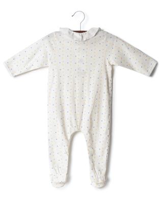 Heart printed cotton baby pyjamas PETIT BATEAU