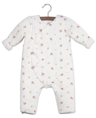 Printed padded jersey baby all-in-one PETIT BATEAU