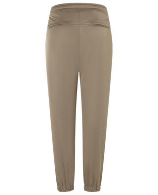 Jet cotton satin tapered-leg cargo trousers CAMBIO